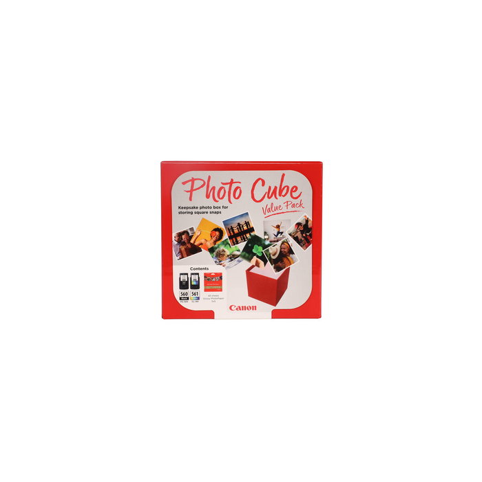 Canon Photo Cube Value Pack PG-560 + CL-561 con Papel Fotográfico 13x13 cm