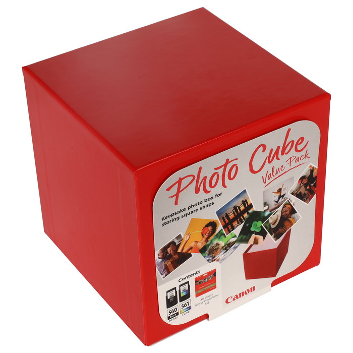 Canon 3713C007 Pack de 2 Cartuchos Originales PG-560 Negro y CL 561 Color + Papel Fotográfico, para PIXMA TS53 y TS74 Series