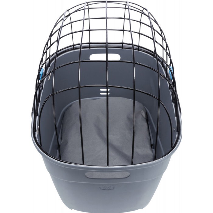 TRIXIE Portaequipajes de plástico y metal 36 x 47 x 46 cm Gris para Perro