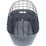 TRIXIE Portaequipajes de plástico y metal 36 x 47 x 46 cm Gris para Perro