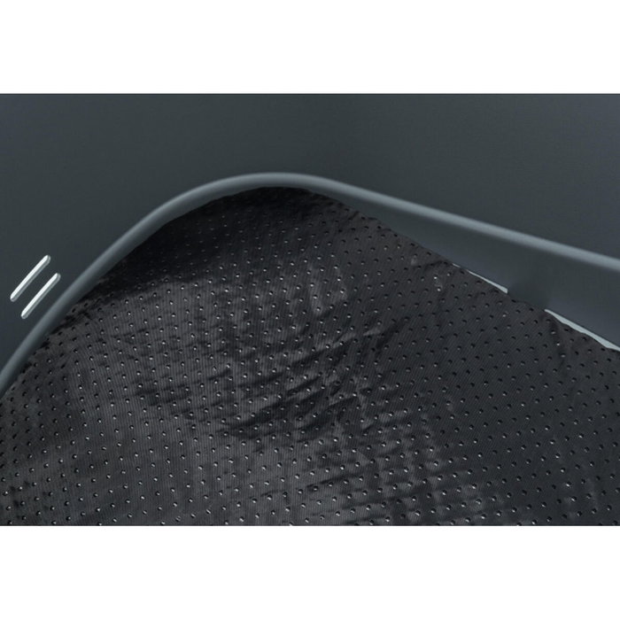 TRIXIE Portaequipajes de plástico y metal 36 x 47 x 46 cm Gris para Perro