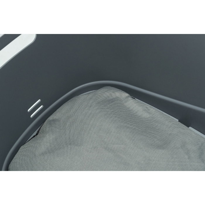 TRIXIE Portaequipajes de plástico y metal 36 x 47 x 46 cm Gris para Perro