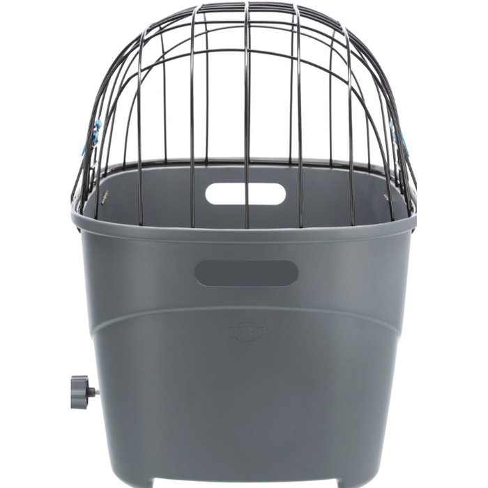 TRIXIE Portaequipajes de plástico y metal 36 x 47 x 46 cm Gris para Perro