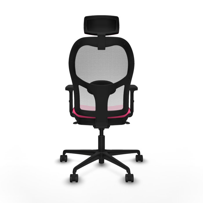 PIQUERAS Y CRESPO Silla de oficina Jorquera con mecanismo Sincro Rosa y Blanco PIQUERAS Y CRESPO Silla de oficina Jorquera con mecanismo Sincro Rosa y Blanco