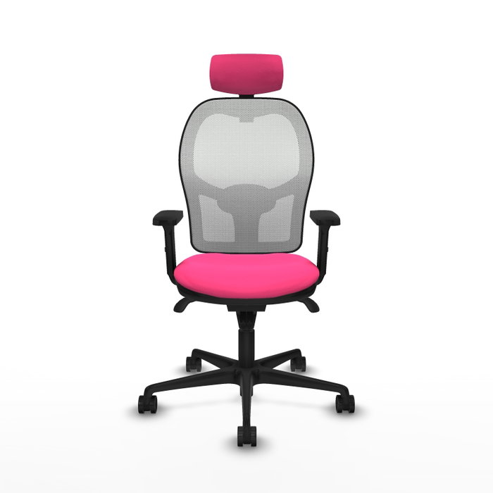 PIQUERAS Y CRESPO Silla de oficina Jorquera con mecanismo Sincro Rosa y Blanco PIQUERAS Y CRESPO Silla de oficina Jorquera con mecanismo Sincro Rosa y Blanco