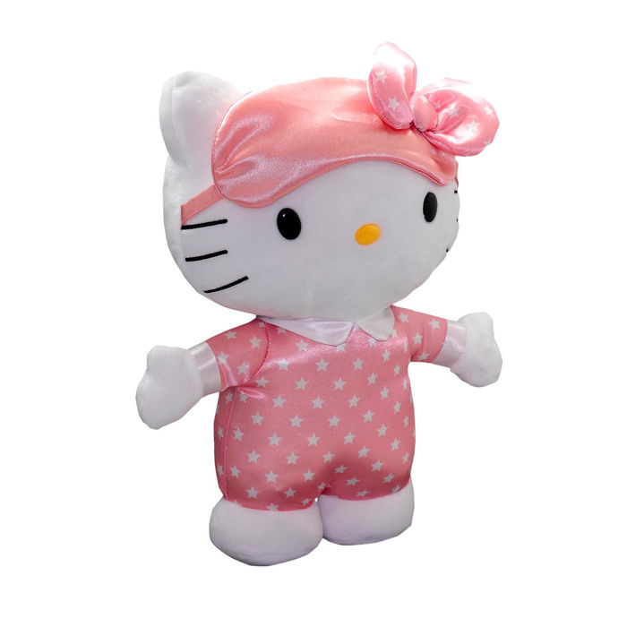 Famosa Softies Hkt10000 Peluche Luminoso Hello Kitty 35 cm para niños +3 años con luz suave, ideal para dormir y abrazar