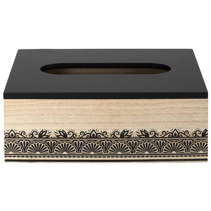 Home Deco Factory Caja Pañuelos Mirage Madera MDF 24x14 cm H.8,5 cm