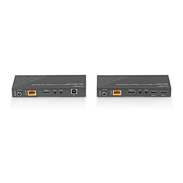 LINDY 150m Cat.6 HDBaseT KVM Extender, HDMI 4K60, USB 2.0 e IR 39384