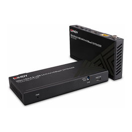 LINDY 150m Cat.6 HDBaseT KVM Extender, HDMI 4K60, USB 2.0 e IR 39384