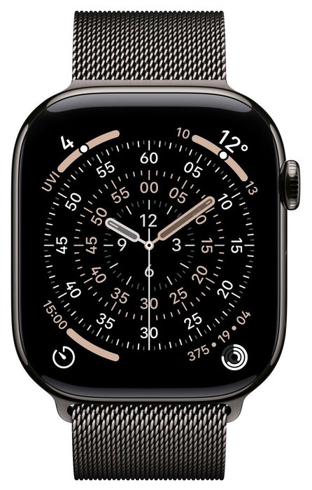 Apple Watch Series 11 GPS + Cellular 46mm Titanio Pizarra | Correa Milanese Loop Gris M/L