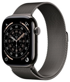 Apple Watch Series 11 GPS + Cellular 46mm Titanio Pizarra | Correa Milanese Loop Gris M/L