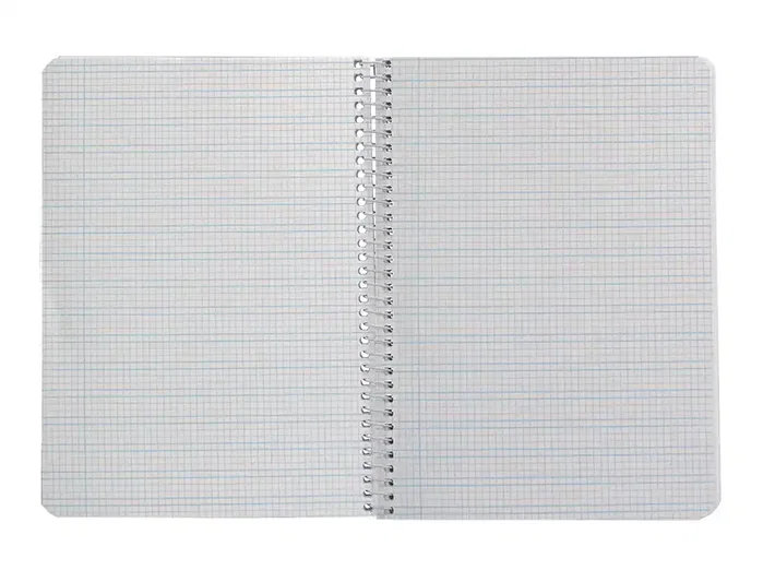 Liderpapel Cuaderno Espiral A5 Pautaguía Tapa Blanda 40 Hojas 75gr Cuadro Pautado 2.5mm Lila