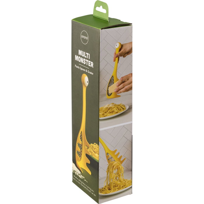 Ototo Multi Monster Pasta Spoon & Grater Amarillo