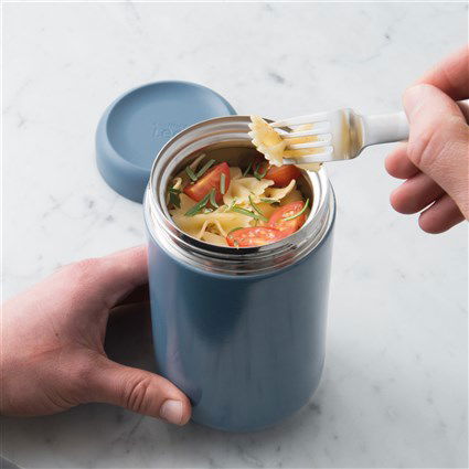 Berghoff 3950134 Recipiente Alimentos Acero Inox 0,75 L Azul