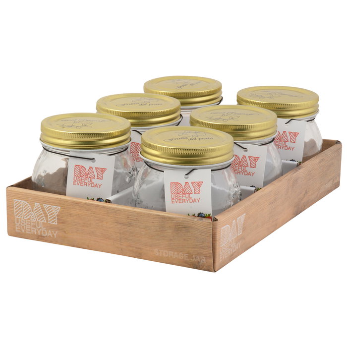 Day Bote 0,25 L Cristal con Dibujos en Relieve, Tapa Metal, Diámetro 8,5 cm Altura 9 cm Day Bote 0,25 L Cristal con Dibujos en Relieve, Tapa Metal, Diámetro 8,5 cm Altura 9 cm