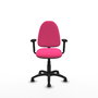 PIQUERAS Y CRESPO Silla de oficina Aýna Rosa con Brazos 2D
