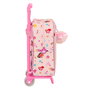 Mochila Escolar con Ruedas Disney Princess Summer adventures Rosa 22 x 27 x 10 cm