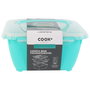 Cook Concept Fiambrera Take Away Con Plato Y Cubiertos Colores Surtidos