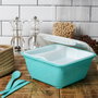 Cook Concept Fiambrera Take Away Con Plato Y Cubiertos Colores Surtidos