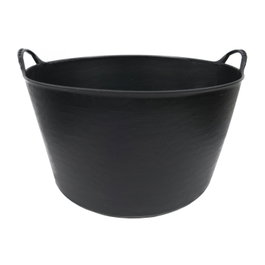 WOLFPACK LINEA PROFESIONAL Capazo de Plástico Negro Número 4 de 55 Litros
