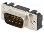 HARTING Conector D-Sub Macho de 9 Pines para PCB THT