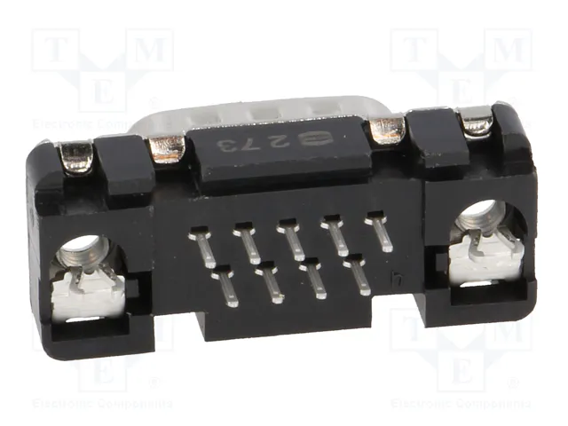 HARTING Conector D-Sub Macho de 9 Pines para PCB THT