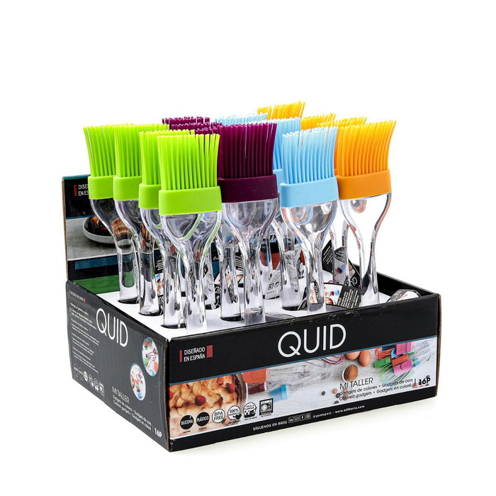 Pincel Plano Silicona Mi Taller Quid 22x5x2 cm (16 Unidades)
