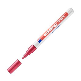 Edding 751 Marcador de pintura rojo permanente