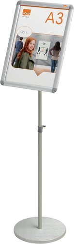 Nobo Atril de suelo Premium Plus ajustable hasta 140 cm para DIN A3