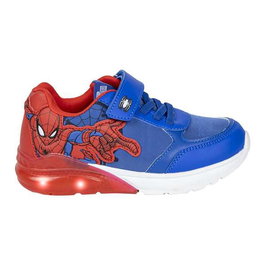 Deportiva Suela Tpr Con Luces Spiderman Azul Oscuro