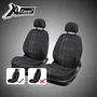 XLCOVER Juego 2 Fundas Asientos Coche Delanteros Compatibles Airbags Negras XL