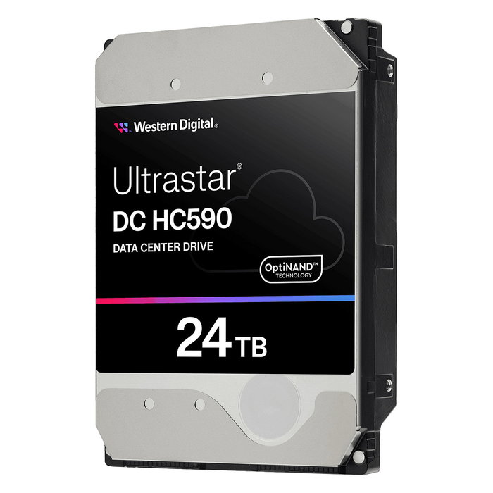 Western Digital Ultrastar DC HC590 HDD de servidor SAS de 24 TB, 7200 RPM, 3.5", 512 MB caché