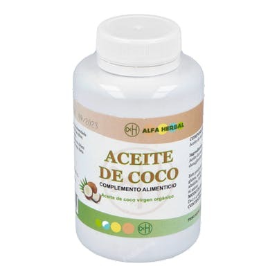 ALFA HERBAL Aceite de Coco 120 cápsulas ALFA HERBAL Aceite de Coco 120 cápsulas