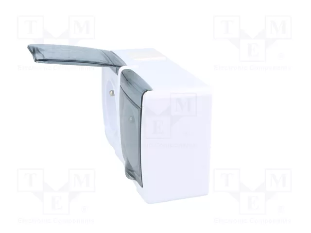 PAWBOL Tomacorriente de Alimentación AC 2P+PE 16A 250VAC Blanco PAWBOL Tomacorriente de Alimentación AC 2P+PE 16A 250VAC Blanco
