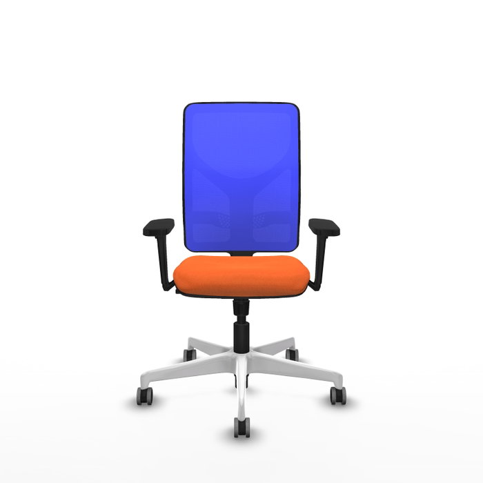 PIQUERAS Y CRESPO Silla de oficina Motilla Naranja y Azul PIQUERAS Y CRESPO Silla de oficina Motilla Naranja y Azul