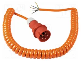 AS SCHWABE Cable de Alimentación H07BQ-F 5G1,5mm² Espiral