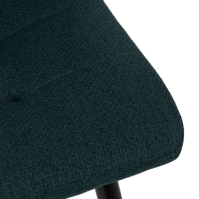 Taburete Verde Tejido-Metal Salón 45 X 55 X 92 cm (Set de 4)