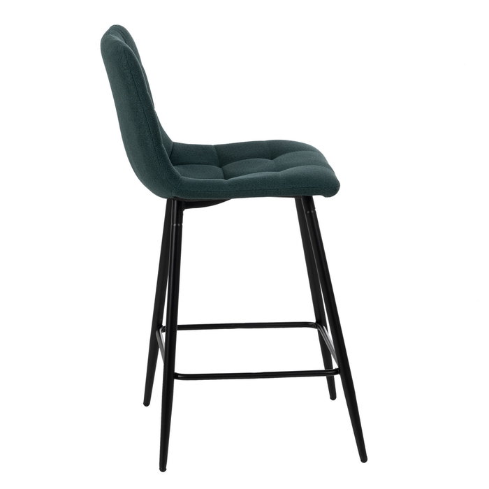 Taburete Verde Tejido-Metal Salón 45 X 55 X 92 cm (Set de 4)