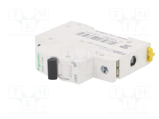 SCHNEIDER ELECTRIC K60N ACTI9 MCB 63A 1P 6kA