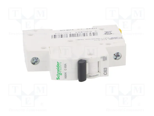 SCHNEIDER ELECTRIC K60N ACTI9 MCB 63A 1P 6kA