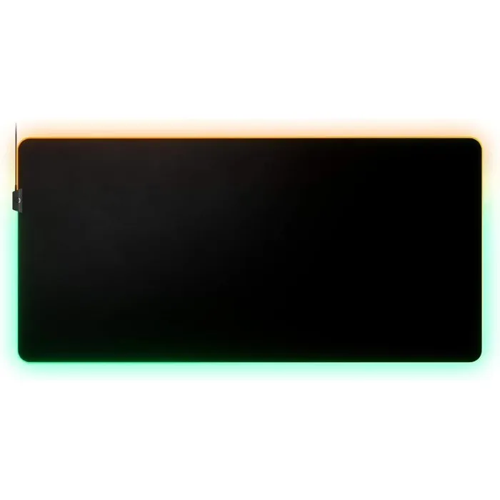 SteelSeries QcK Prism Cloth XXXL RGB Negra