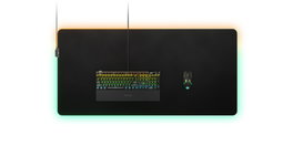 SteelSeries QcK Prism Cloth - Alfombrilla de ratón, Negro, XXXL / 63512