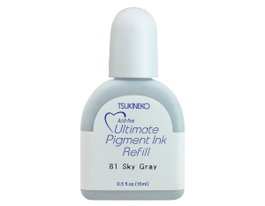 Tsukineko Tinta VERSACOLOR gris cielo opaca recarga 15ml