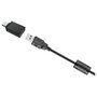 Conceptronic AMDIS08B Webcam USB-A 2.0/C 120° 4K Ultra HD 30 fps 15.9 MP con Micrófono, Privacidad y Soporte para Windows, Mac, Linux, Android