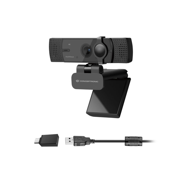 Conceptronic AMDIS08B Webcam 4K Ultra HD 15,9 MP Negro Conceptronic AMDIS08B Webcam 4K Ultra HD 15,9 MP Negro