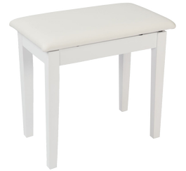 Banqueta Amadeus para Piano Blanco Mate