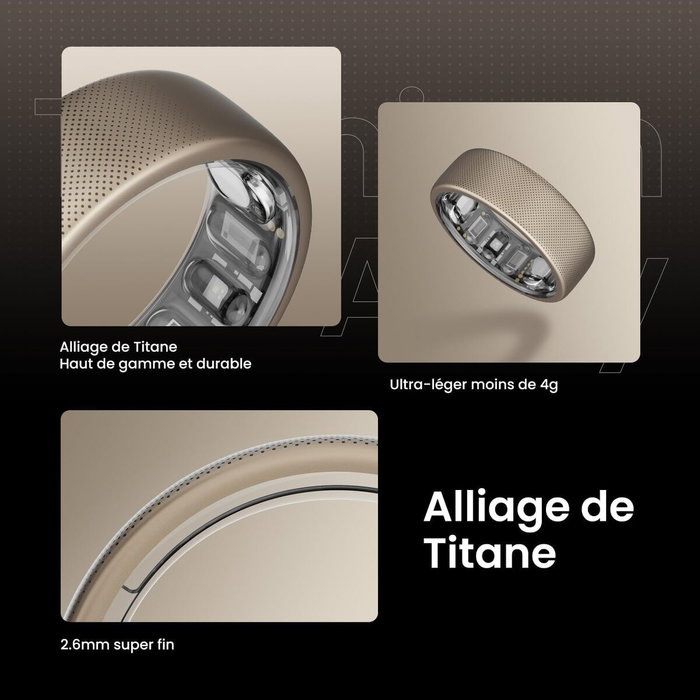 Anillo inteligente Amazfit HELIO RING W2321GL1N Gris Titanio