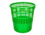 Q-connect Papelera de plástico 15 litros, rejilla color verde, 285x290 mm