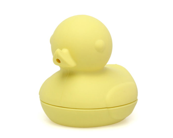 KioKids Patito de Silicona para Baño Amarillo Seguro y Fácil de Limpiar para Bebés +4 Meses