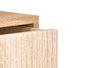 Giftdecor Mesita Auxiliar 1 Cajon Natural Madera 36x24x52 cm